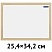 превью Доска магнитно-маркерная OfficeSpace, А4 (254×342 мм), деревянная рамка