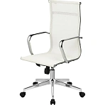 Кресло для руководителя Easy Chair 710 T белое (сетка, металл)