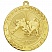 превью Медаль призовая хоккей 50 мм золотистая
