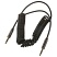 превью Переходник AUX, jack 3.5 (M) – jack 3.5 (M), 2 м, VIXION PRO VX-15, спираль, черный, 02755