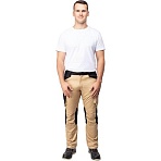 Брюки летние мужские MACH2 беж/черн р. XL (арт. M2PA3BBXG)