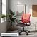 превью Кресло офисное Easy Chair 304 LT красное/чёрное (сетка/ткань, пластик)