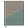 Дневник 1-11 кл. 48л. (твердый) BG «Emerald-grey», иск. кожа, блинтовое тиснение, ляссе