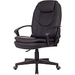 Кресло VB_EChair 668LT PU черный эко. кожа крестов. пластик