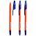 превью Ручка шариковая неавтоматическая масляная Attache 555 синяя (толщина линии 0.7 мм)