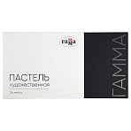 Пастель художественная Гамма, 24 цвета, картон. упак. 