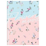 Бизнес-блокнот А4, 80л., BG «Цветы. Паттерн», матовая ламинация, выб. лак
