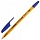 Ручка шариковая BRAUBERG «X-333» AMBER, СИНЯЯ, корпус тонированный оранжевый, узел 0.7 мм, линия письма 0.35 мм