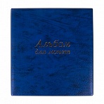 Альбом нумизматика для 380 монет (диаметр до 38 мм) и купюр, 253×238 мм, синий, ОСТРОВ СОКРОВИЩ