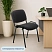 превью Стул офисный Easy Chair Изо тёмно-серый (ткань, металл) (1397327)