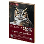 Бумага для пастели ФАКТУРНАЯ, А4, в коробке, 36 листов, 12 цветов, 270 г/м2, BRAUBERG ART
