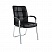 превью Конференц-кресло Easy Chair 810 VPU черное (экокожа/металл хромированный)