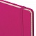 превью Блокнот А5 (148×218 мм), BRAUBERG «Metropolis», балакрон, резинка, 80 л., розовый, 111587