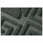 Коврик придверный 60×90 см, ЧЕРНЫЙ, грязезащитный, 430 г/м2, фактурный рисунок ЧЕШУЙКИ, ЛЮБАША