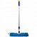 превью Швабра двусторонняя OfficeClean Professional, алюм. ручка 75-130см, насадка МОП микрофибра 40см