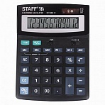 Калькулятор STAFF настольный STF-888-12, 12 разрядов, двойное питание, 200×150 мм