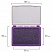 превью Штемпельная подушка BRAUBERG, 100×80 мм (рабочая поверхность 90×50 мм), фиолетовая краска