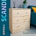 превью Комод деревянный, сосна, BRABIX «Scandi Wood SC-001» РАСТ, 620×300х700 мм, 3 ящика, 641890