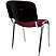 превью Стул офисный Easy Chair Изо/Iso бордовый (ткань, металл) (244440)