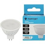 Лампа светодиодная Topfort GU5.3 220V 6W 4000K