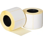 Термотрансферные этикетки ПГЛ 58×40, 700 шт/рул, вт.40, 8 рул/уп (спайка)