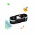 превью Пенал корпусный 1 отделение, 195×85×50 мм Berlingo «Little cloud», полиэстер