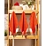 превью Салфетки хозяйственные Luscan Professional микрофибра 30x30 см 300 г/кв.м красные (3 штуки в упаковке)