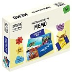 Игра настольная ТРИ СОВЫ «Мемо. Водный мир », 50 карточек, картонная коробка