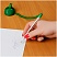 превью Ручка шариковая настольная OfficeSpace «Reception» синяя, 0.7мм, зеленый корпус