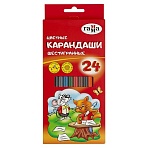 Карандаши цветные ГАММА «Мультики», 24 цв., шестигранные