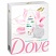превью Подарочный набор DOVE «Фисташковый крем»: крем-гель для душа 250 мл + мочалка для тела