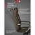 превью Кресло для руководителя Комус Мебель (Easy Chair) 534 коричневое (натуральная кожа с компаньоном, металл хромированный)