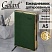 превью Ежедневник датированный 2027, А5, 148×218 мм, GALANT «Infinity Gold», под кожу, темно-зеленый