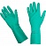 превью Перчатки хозяйственные нитриловые VILEDA, универсальные, антиаллергенные, размер M (средний), зеленые