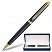превью Ручка подарочная шариковая WATERMAN «Hemisphere Matt Black GT», черный матовый лак, позолоченные детали, синяя, S0920770