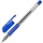 Ручка шариковая автоматическая Deli Arrow шар 0.7мм лин 0.5мм манжетка син