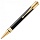 Ручка шариковая PARKER «Duofold Classic Black GT», корпус черный, позолоченные детали, черная