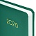 превью Ежедневник датированный 2026, А5, 138×213 мм, BRAUBERG «Select», балакрон, зеленый