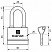 превью Замок навесной всепогодный_УЗК БУЛАТ ВС 3-Н45-01 ПЛ 5 кл. d=6мм