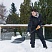 превью Лопата для уборки снега Fiskars Solid пластиковая 35.5 см с черенком