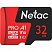 превью Карта памяти Netac MicroSD card P500 Extreme Pro 32GB, retail version w/SD