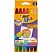 превью Восковые карандаши BIC «Kids», 12 цветов, на масляной основе, шестигранные, картонная упаковка с европодвесом