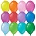 Воздушные шары, 100шт., М9/23см, MESHU, пастель, 12 цветов ассорти
