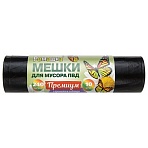 Мешки для мусора 240 л, ПРОЧНЫЕ черные в рулоне 10 шт., ПВД 53 мкм, 90×130 см, РОМАШКА ПРЕМИУМ, ВР-0070 (Н), ВР-0070(Н)
