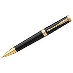 Ручка шариковая Parker «Ingenuity Black GT» черная, 1.0мм, подарочная упаковка