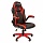 Кресло компьютерное СН GAME 15, экокожа, черное/красное