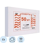 Конверт белый OfficePost С4, декстрин (229×324, 50шт/уп, 5уп/кор)