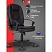 превью Кресло для руководителя Комус Мебель (Easy Chair) 668 чёрное (экокожа, пластик)