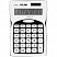 превью Калькулятор настольный Milan 40925BL 12-разрядный черный/белый