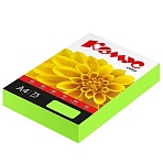 Бумага цветная Комус Color (зеленый неон) 75+-5гр, А4, 500 л